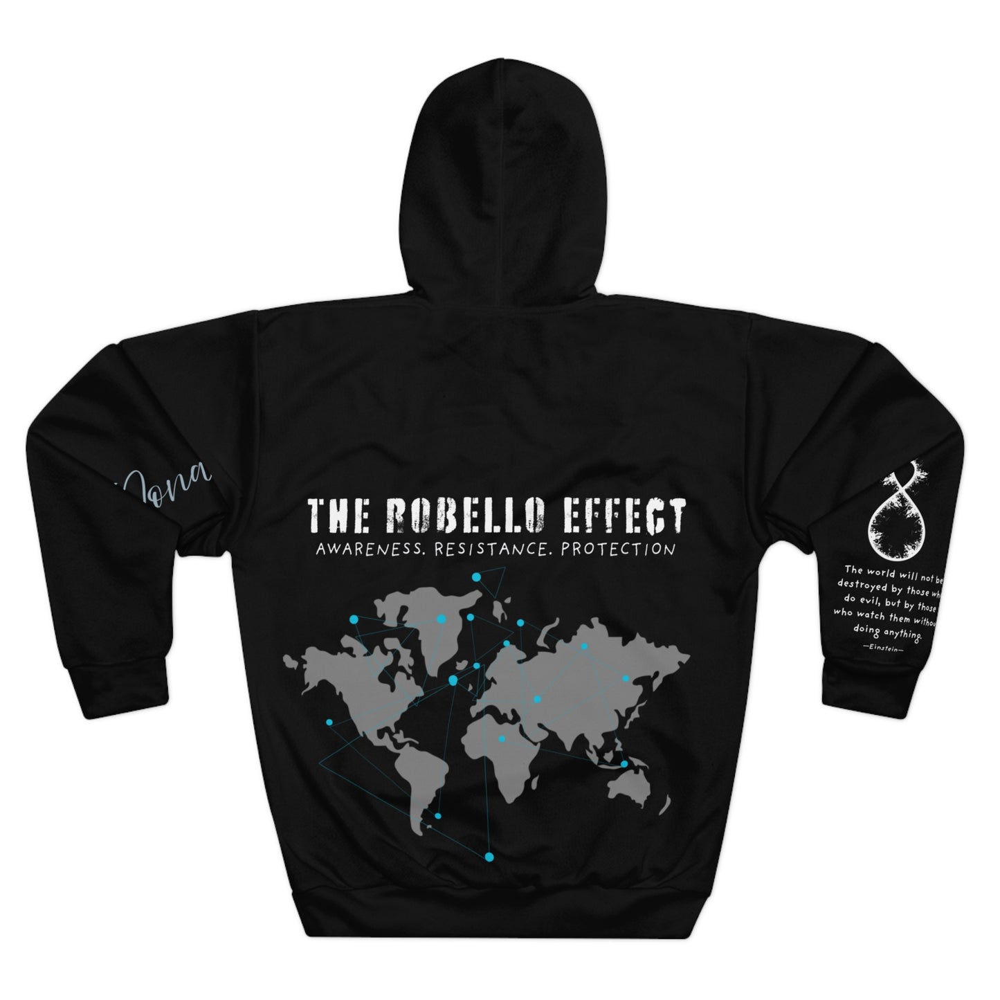 THE ROBELLO EFFECT HOODIE - BLUE